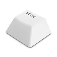 Keypress licht - Shift, Verzenden