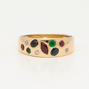 Ring - 14 karaat Geel goud, Nieuw