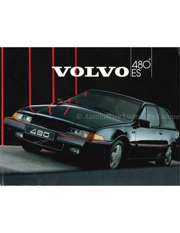 1986 VOLVO 480 ES BROCHURE NEDERLANDS, Nieuw, Volvo, Author