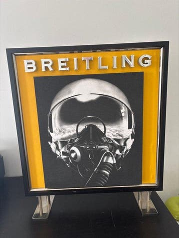 Breitling-winkelnaambord - Reclamebord - Hout