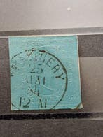 Italiaanse oude staten - Sardinië 1854/1854 - 20-cent cachet, Gestempeld