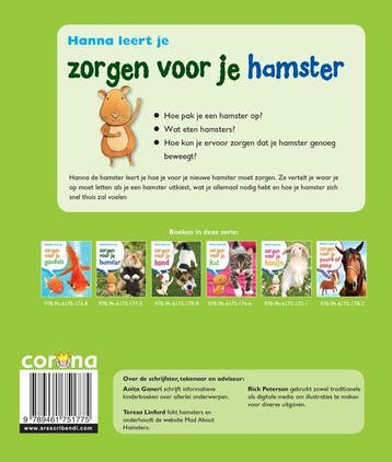 Hanna leert je zorgen voor je hamster / Zorgen voor je..., Verzenden, Zo goed als nieuw, Anita Ganeri