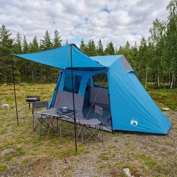 vidaXL Tunneltent Blauw 475 x 220 x 192 cm, Verzenden, Nieuw, Tot en met 2