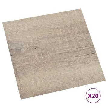 VidaXL vloerplanken, 20st, pvc taupe, 1,86m2, Ophalen, Nieuw