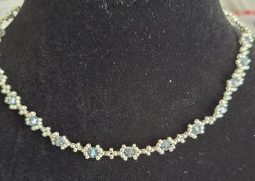 Handgemaakte halskettingen, Sieraden, Tassen en Uiterlijk, Kettingen, Ophalen of Verzenden, Nieuw, Overige kleuren, Overige materialen