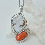 Koraal - Zilver - Cameo - CORALLO MEDITERRANEO