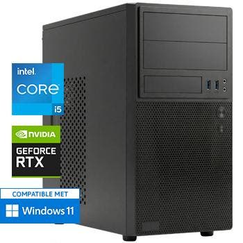 Intel Core i5 12400F met GeForce RTX 3050 - 32GB RAM - 1000G, Nieuw