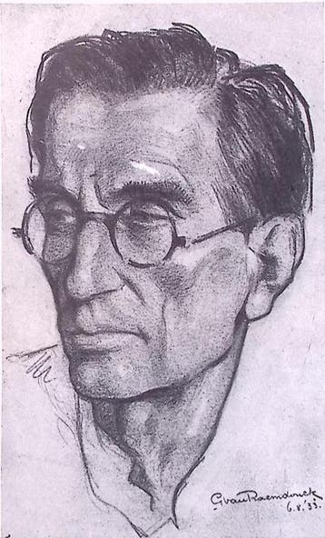 Panaït Istrati op spotprent (lijst optie, Lithos), Antiek en Kunst, Kunst | Litho's en Zeefdrukken, Verzenden