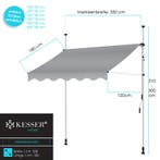 Klemzonwering / zonnescherm met handzwengel - breedte 360, Tuin en Terras, Zonneschermen, Verzenden, Nieuw