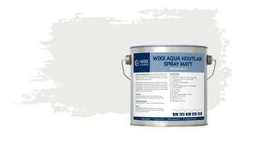 Wixx Aqua Houtlak Spray Matt RAL 9003 | Signaalwit 10L, Wit, Nieuw, Lak, Verzenden