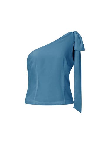 Elegant Mouwloze Top | Lente & Zomer | Blauw & Gebroken Wit, Verzenden, Nieuw