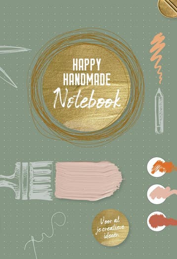 Happy Handmade Notebook (9789077330432, Lisanne Multem), Verzenden, Nieuw