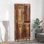 vidaXL buffetkast 2 pcs Oud Hout Bewerkt hout, Minder dan 50 cm, Verzenden, Nieuw, Minder dan 100 cm