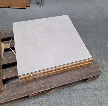 SALE - Volcano Grey  Light 60 x 60 cm, 5m2, nr455 -, Doe-het-zelf en Verbouw, Ophalen of Verzenden, Nieuw