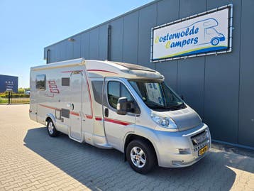 hymer Silverline Tramp 698CL Queensbed 85.247km Solar Camera, Ringverwarming, Fiat, 7 tot 8 meter, Startonderbreker