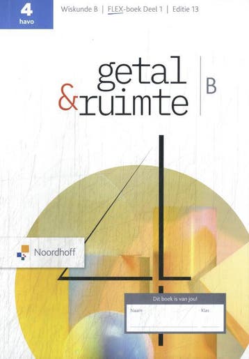 Getal  Ruimte havo B deel 1 leerboek 9789001064556, Boeken, Verzenden, Zo goed als nieuw