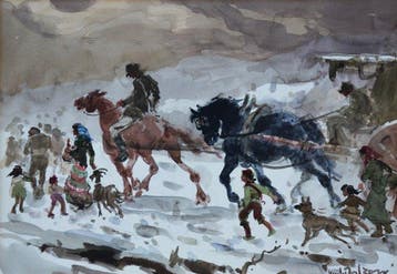 Giulio Falzoni (1900-1979) - Zingari