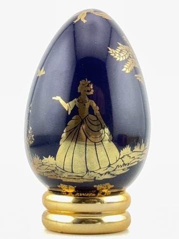 Fabergé ei - Schatkist van eieren - Porselein, Verguld