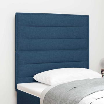 vidaXL Hoofdbord Blauw 90 cm Stof, Verzenden, Nieuw, Blauw, Stof
