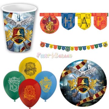 Harry Potter Versiering Ballonnen Slingers Toverstaf & meer, Ophalen of Verzenden, Nieuw, Versiering, Overige