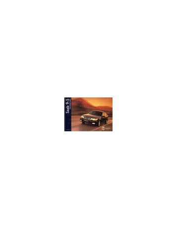 1999 SAAB 9-5 INSTRUCTIEBOEKJE NOORS, Auto diversen