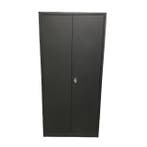 NIEUWE draaideurkast hoog zwart 195x92x42 cm 4 legborden, Huis en Inrichting, Kasten | Roldeurkasten en Archiefkasten, Nieuw