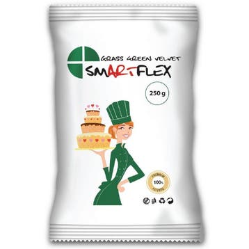 SmartFlex Fondant Gras Groen Velvet 250g, Verzenden, Nieuw