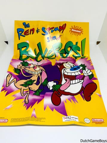 Nintendo NES - The Ren & Stimpy Show - Buckeroos! - USA - Po, Verzenden, Gebruikt