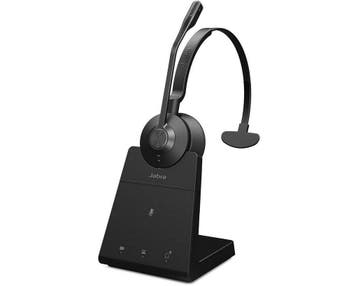 Jabra Engage 45 SE Mono – Zwart – Open doos model, Nieuw, On-ear, Ophalen of Verzenden, Inklapbare microfoon