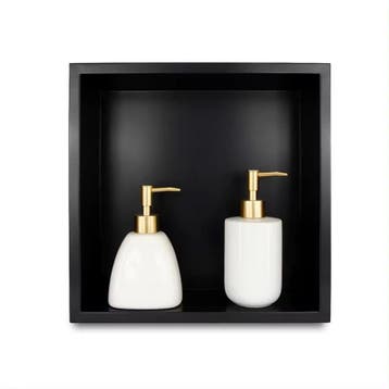 Inbouwnis 30x30 mat zwart, Verzenden, Nieuw, Douche