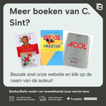 BRIDGE 4 TIPS UIT DE PRAKTIJK - C. Sint 9789051212518, Boeken, Verzenden, Gelezen, C. Sint