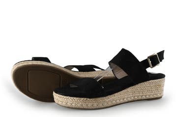 Dolcis Sandalen in maat 40 Zwart, Dolcis, Verzenden, Zwart, Sandalen of Muiltjes