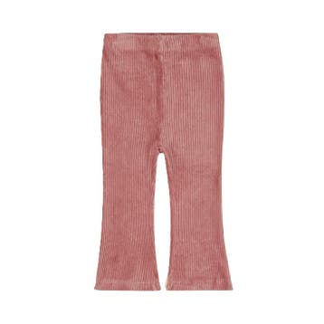 Dirkje flared broek oudroze rib corduroy - 68 (4-6 maanden), Kinderen en Baby's, Ophalen of Verzenden, Nieuw
