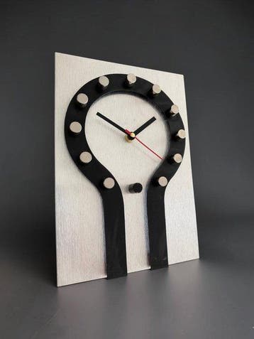 Wandklok - Juwelier Hörl Prototype - Mid-century modern, Antiek en Kunst