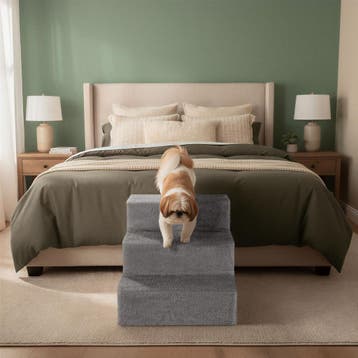 Huisdiertrap Paw Path met pluche bekleding 37 x 45 x 34,5 cm, Verzenden, Nieuw