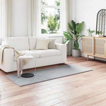 vidaXL Antislip vloerkleed van imitatie konijnenbont OLITE, Verzenden, Nieuw, Grijs
