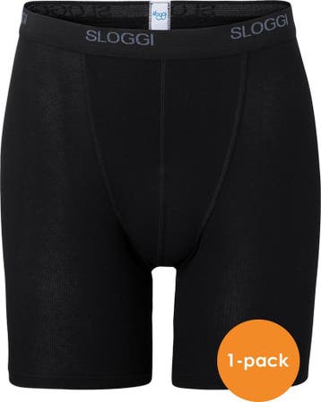 sloggi Maat M men Basic Heren Boxershort lange pijp - Zwart, Verzenden
