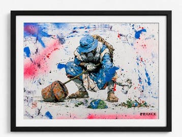 PR1NCE - « Ground Zero » | Giclée embelli à laérosol |