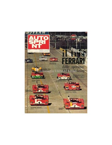1972 AUTOSPRINT MAGAZINE 13 ITALIAANS, Nieuw, Author