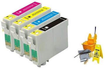 Geschikt Epson 18  18XL T1806  T1816 serie Reinigings, Nieuw, Cartridge, Inktmedia