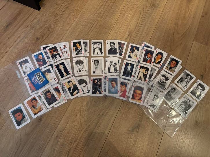 Elvis Presley speelkaarten set/stok 5), Verzamelen, Speelkaarten, Jokers en Kwartetten, Speelkaart(en), Nieuw, Ophalen of Verzenden