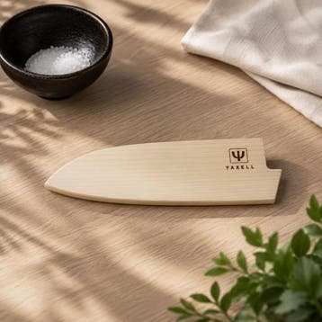Yaxell Katana Mesbeschermer voor Santoku Mes 16,5 cm – Es., Ophalen of Verzenden, Nieuw, Hout