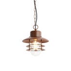 Industriële hanglamp roestbruin IP44 - Shell, Verzenden, Nieuw, Staal