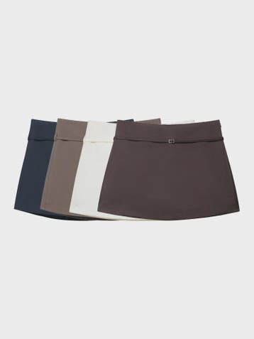 Modieuze Skort met Riem en Ritssluiting - Stijlvolle Casual, Verzenden, Nieuw
