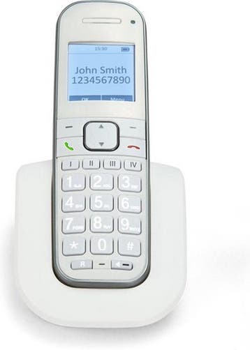 Huistelefoon senioren - Senioren telefoon - Vaste lijn - Wit, Verzenden, Zo goed als nieuw