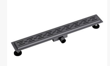 Douchegoot 60 x 7 cm gun metal grey, Ophalen of Verzenden, Nieuw, Bad