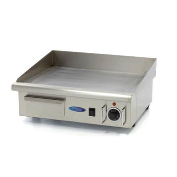 Grillplaat - Glad - 55 cm - incl. Opvangbak, Verzenden, Nieuw, Tafelgrill