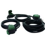 Waterdichte stekkerdozen - 3 voudig  - 10 meter, Ophalen of Verzenden, Nieuw