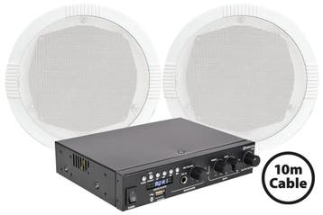 Achtergrond Muziek Set Met  2 Inbouw Speakers, Verzenden, Nieuw, Overige typen