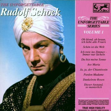 Rudolf Schock - The Unforgettable...Rudolf Schock Vol.1, Cd's en Dvd's, Ophalen of Verzenden, Gebruikt